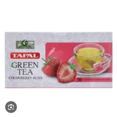 Tapal strawberry flavour green tea bags