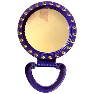 Round small mirror