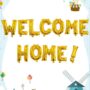 WELCOME HOME STIKER BALLON