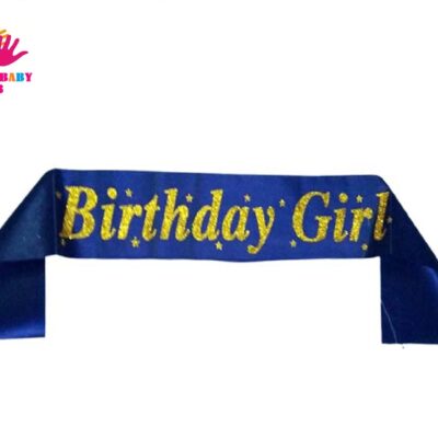 BIRTHDAY BLUE PARTY SHOULDER STRAP GIRDLE