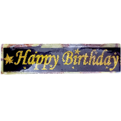 BIRTHDAY PARTY BLACK SHOULDER STRAP GIRDLE