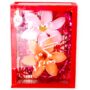 PINK ORANGE FLOWERS WITH FANCEY BOX