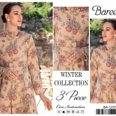FABRIC DHANAK  WITH WOOL SHAWL 3pcs