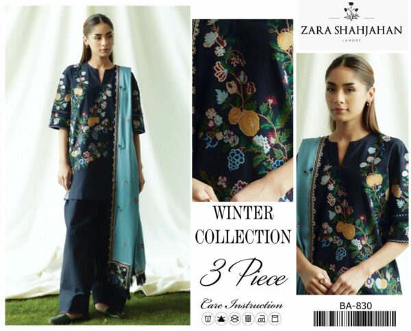 FABRIC DHANAK WITH WOOL SHAWL