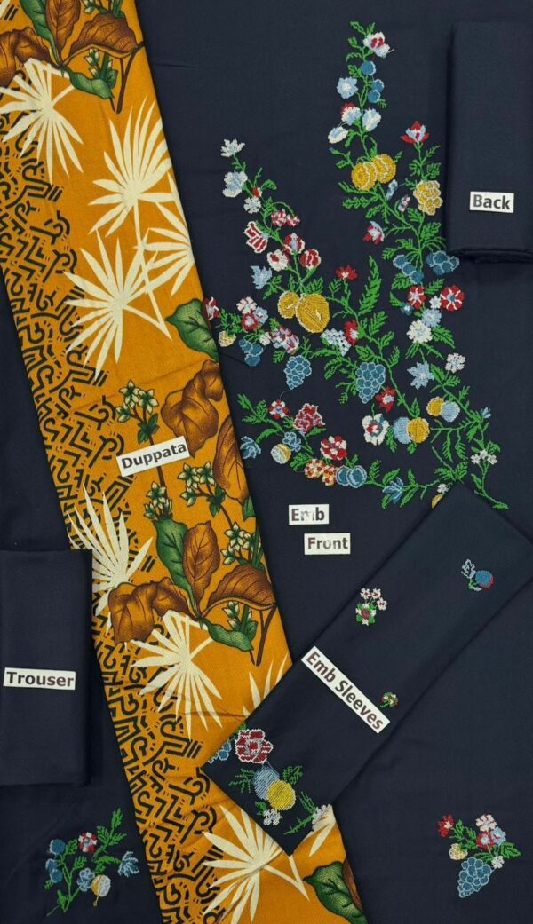 FABRIC DHANAK WITH WOOL SHAWL - Image 2