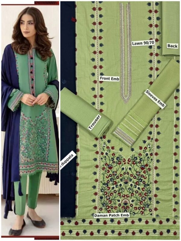 FABRIC LAWN 90/70*  3pc