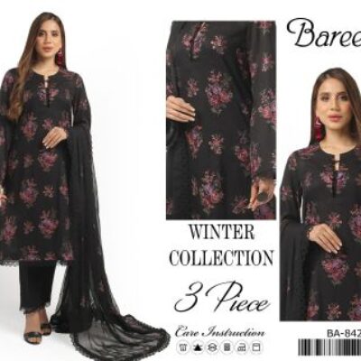 DHANAK EMB 3pc WITH DHANAK EMB DUPPATA    WINTER COLLECTION