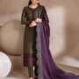 DHANAK EMB 3pc WITH BAMBER EMB DUPPATA    WINTER COLLECTION