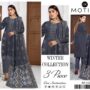 FABRIC DHANAK  WITH WOOL SHAWL 3pcs