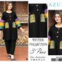 FABRIC DHANAK  WITH WOOL SHAWL 3pcs